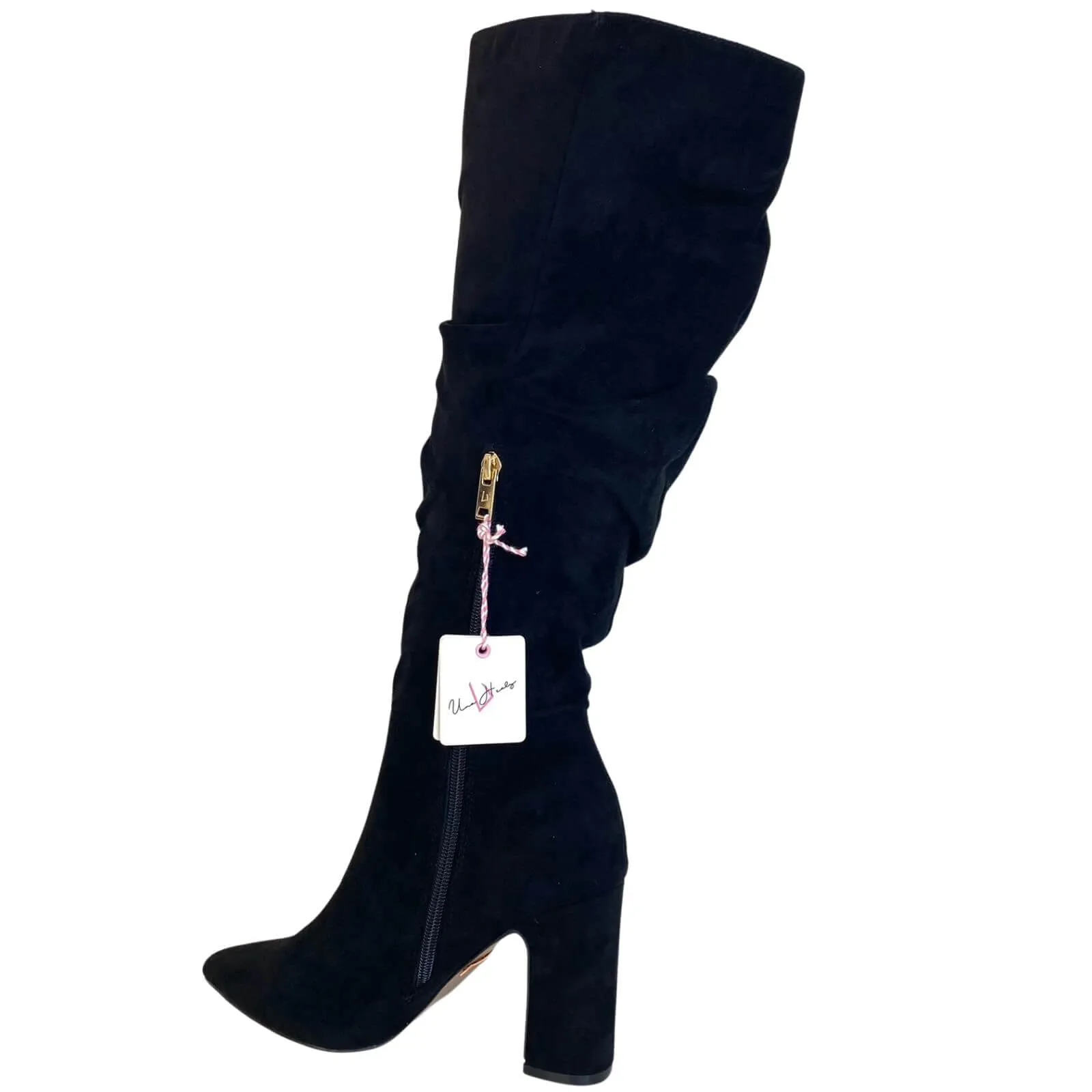 Una Healy Famous Friends Slouch Boots - Black