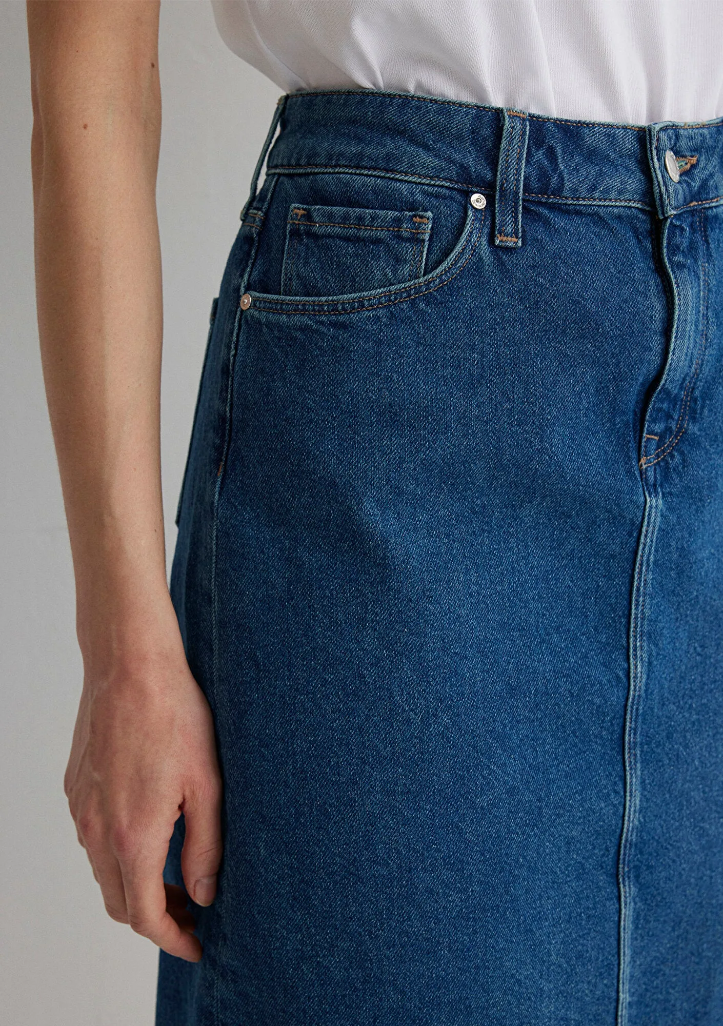 Valerie Blue Denim Jean Skirt