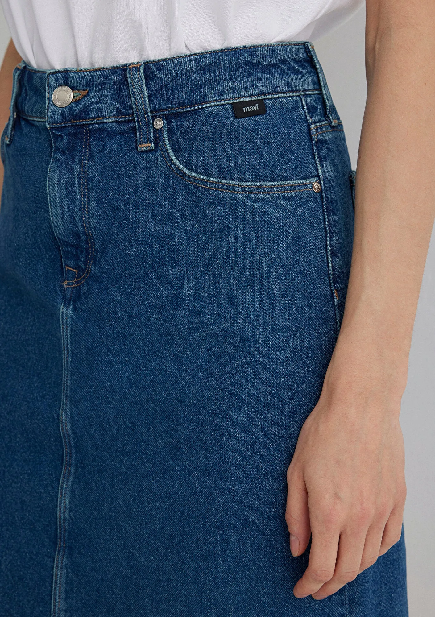 Valerie Blue Denim Jean Skirt