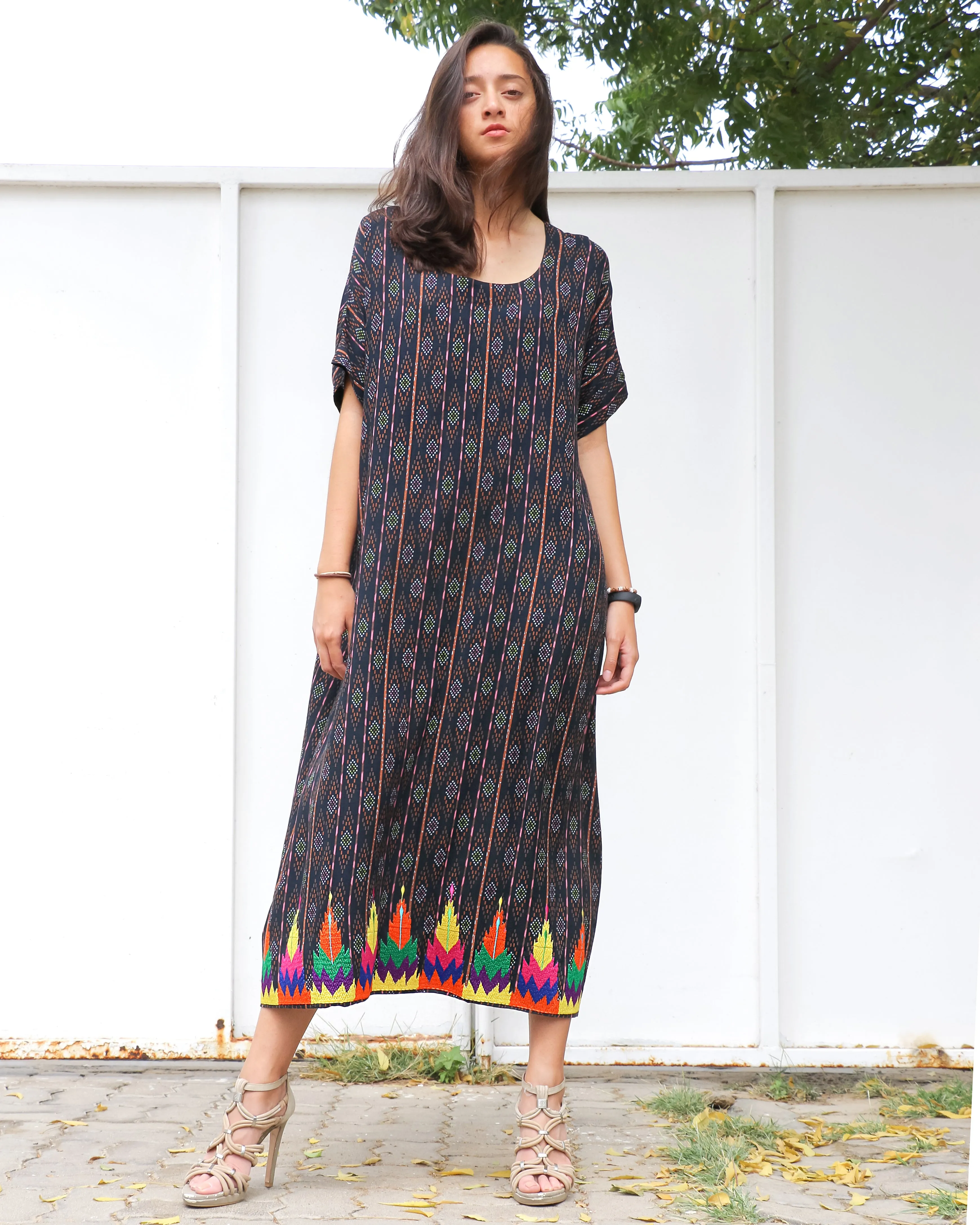 Wohali Embroidered Dress