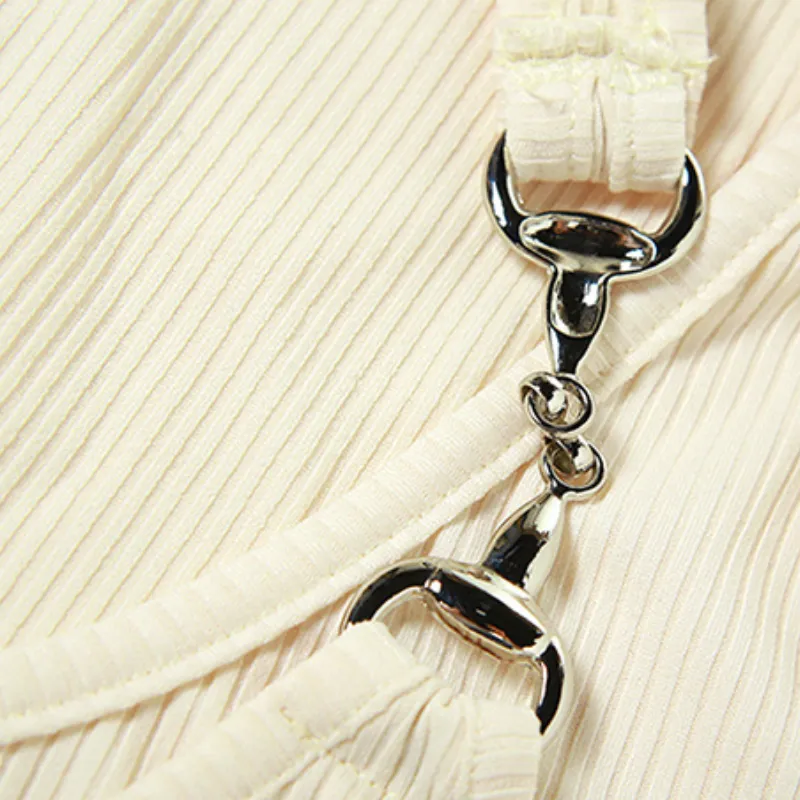 Women's Halter Neck Fake Two Piece T-shirts