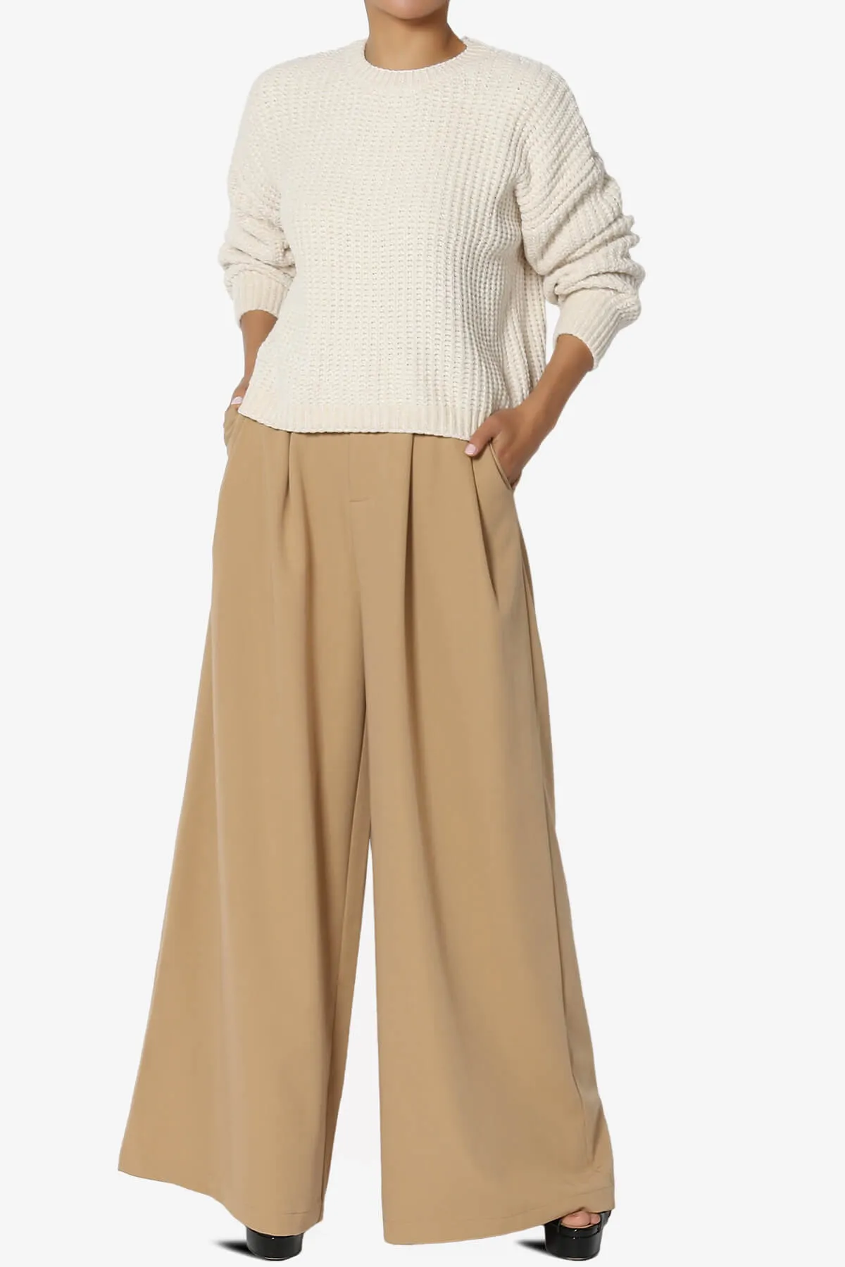 Zeeta Soft Chenille Crop Sweater