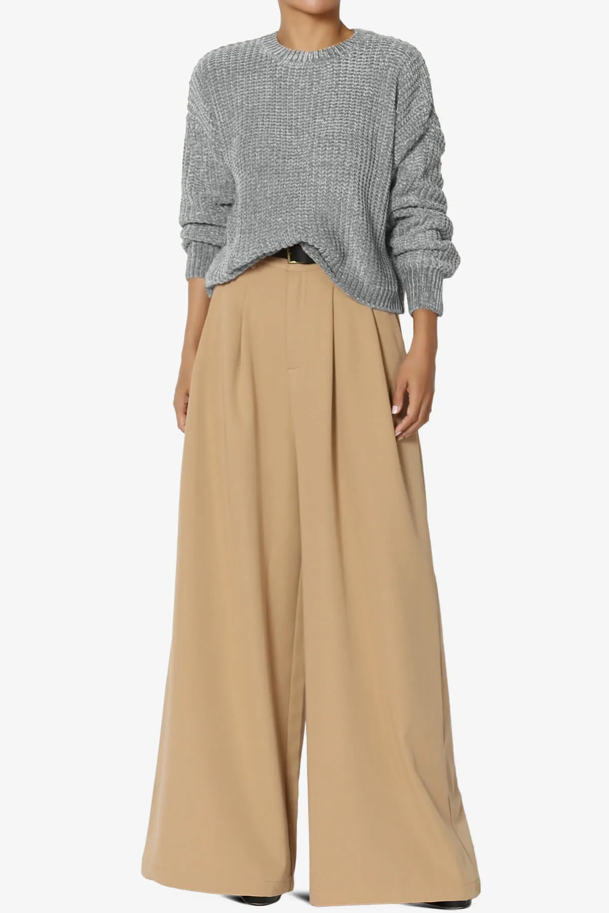 Zeeta Soft Chenille Crop Sweater