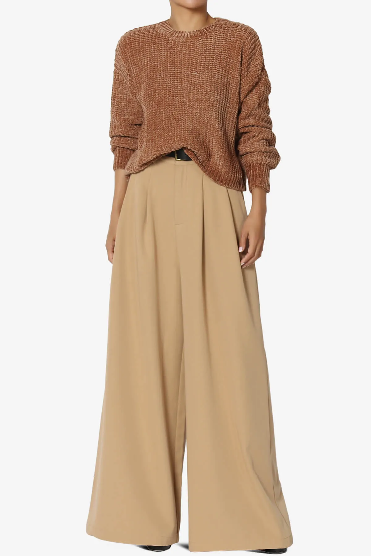Zeeta Soft Chenille Crop Sweater
