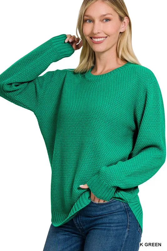ZENANA Round Neck Basic Sweater
