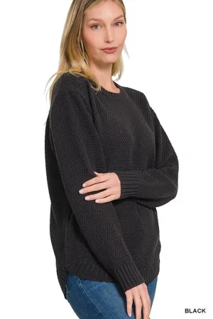 ZENANA Round Neck Basic Sweater